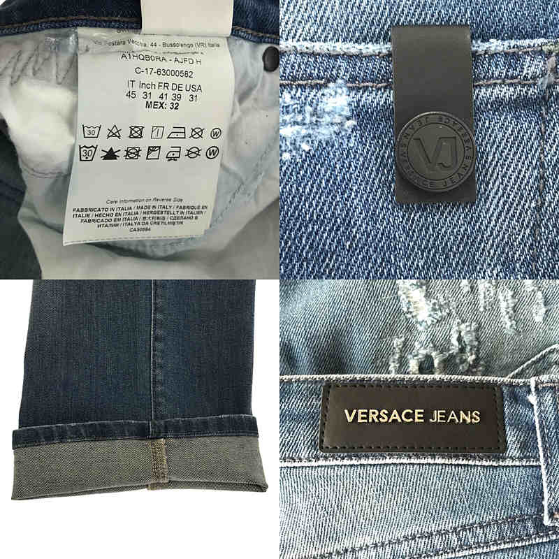 VERSACE / ヴェルサーチ JEANS / ダメージ加工 デニムパンツ