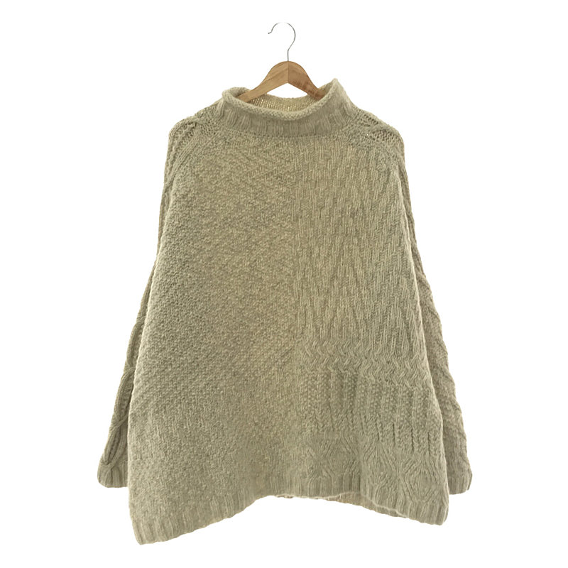 Virginia Jumper - Aran / Irish wool-hand knitted / アランニット