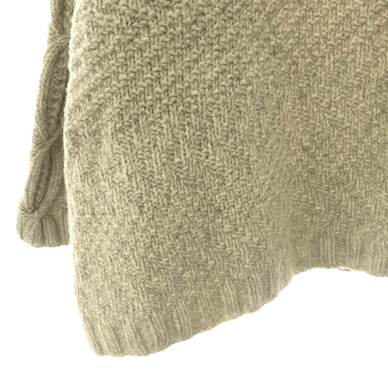 ISABELLA STEFANELLI / イザベラステファネリ Virginia Jumper - Aran / Irish wool-hand knitted / アランニット