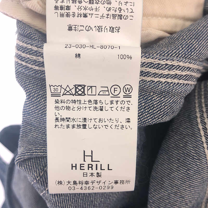 HERILL / ヘリル HL Nepdenim OVERALLS オーバーオール