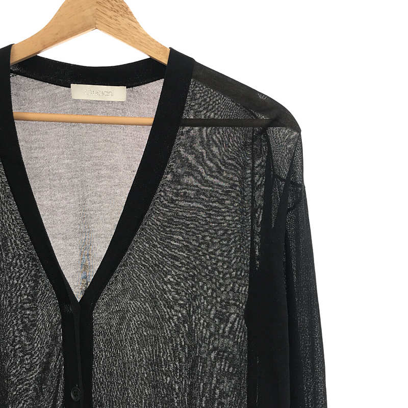 Cruciani / クルチアーニ コットン シルク サイドスリット ロングカーディガン