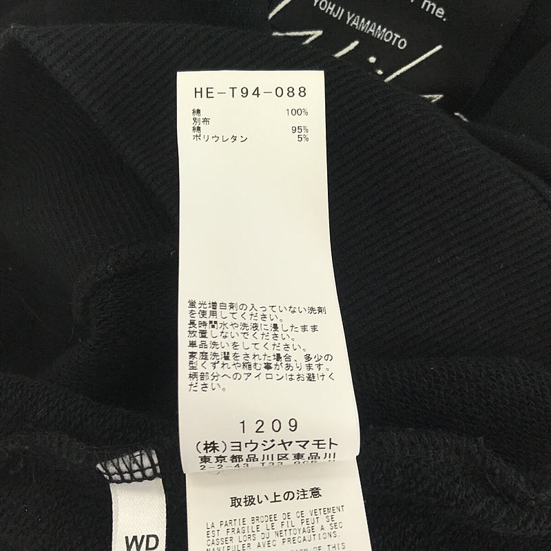 YOHJI YAMAMOTO POUR HOMME / ヨウジヤマモトプールオム × NEW ERA HOODIE YY LABEL LOGO パーカー