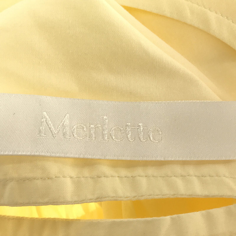 MERLETTE / マーレット コットン ボリューム ティアードワンピース