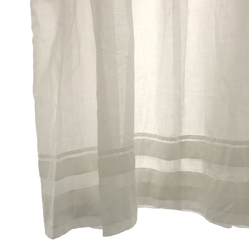 Drawer / ドゥロワー コットンピンタックショートスリーブブラウス