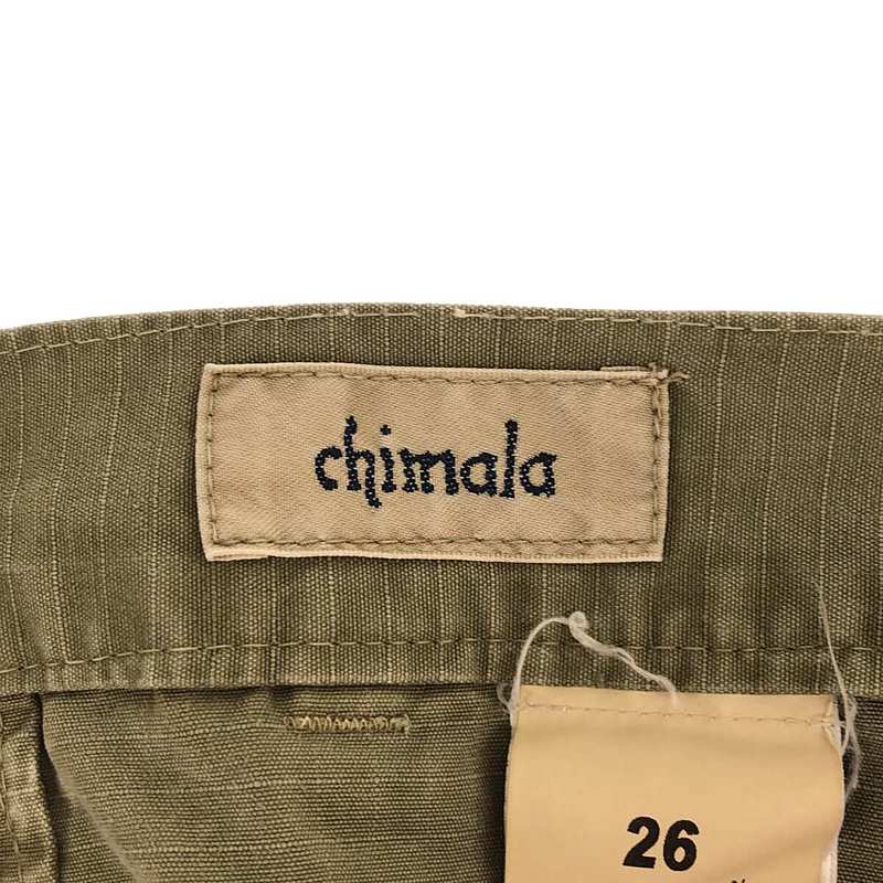 chimala / チマラ コットンリップストップパンツ