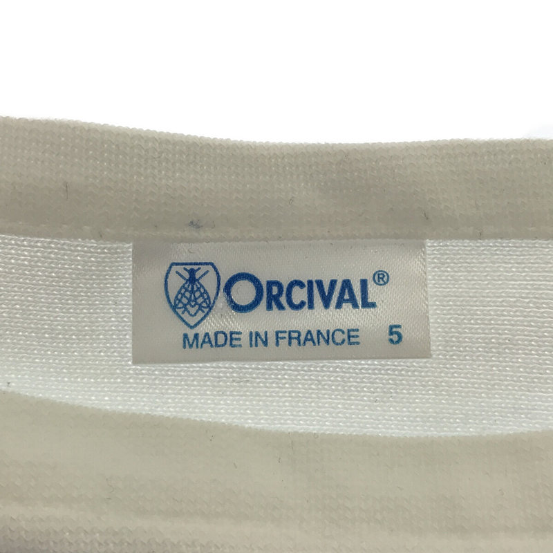 ORCIVAL / オーチバル ボーダーバスクカットソー