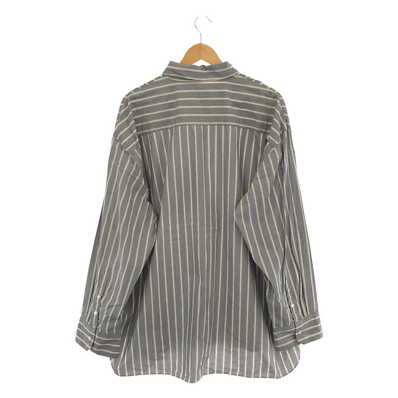 stein / シュタイン Oversized Down Pad Shirt ストライプ オーバーサイズ ダウンパッド シャツ