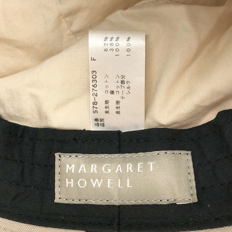 MARGARET HOWELL / マーガレットハウエル コットンリネン ハット