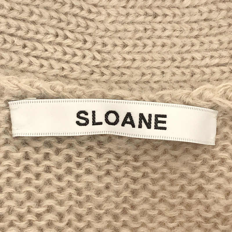 SLOANE / スローン 5G モヘアシャギー Vネックカーディガン