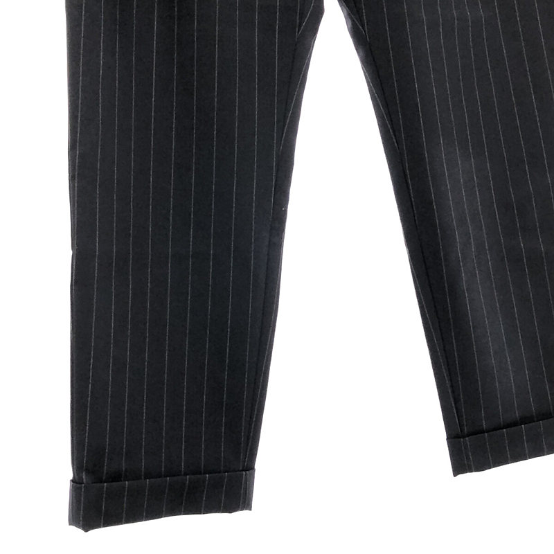 その他 Ermenegildo Zegna PLEATED TROUSERS TYPE-1 ゼニア社製 ウール ピンストライプ プリーツ トラウザー