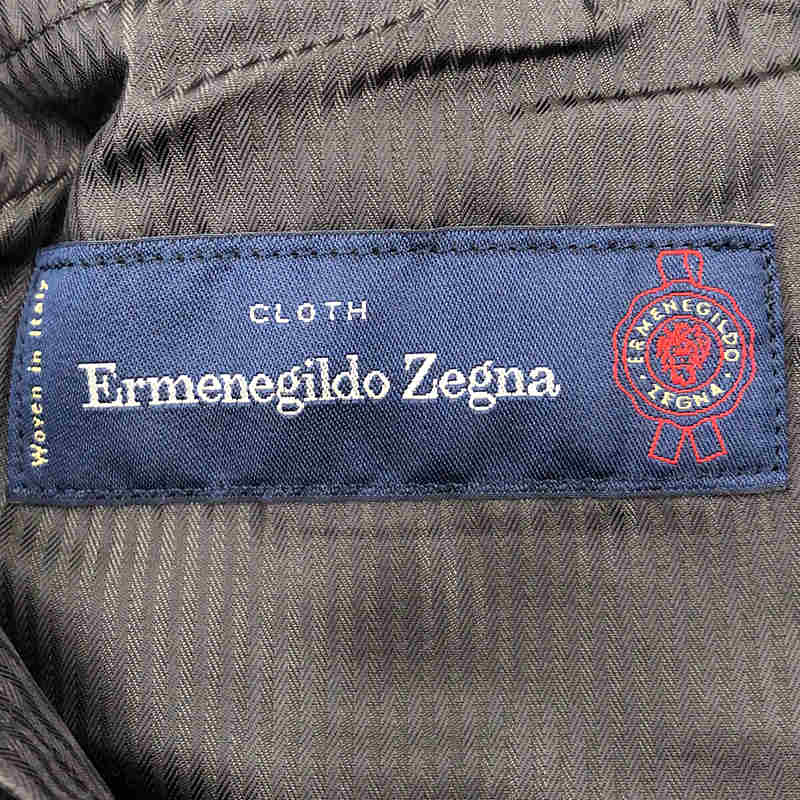 その他 Ermenegildo Zegna PLEATED TROUSERS TYPE-1 ゼニア社製 ウール ピンストライプ プリーツ トラウザー