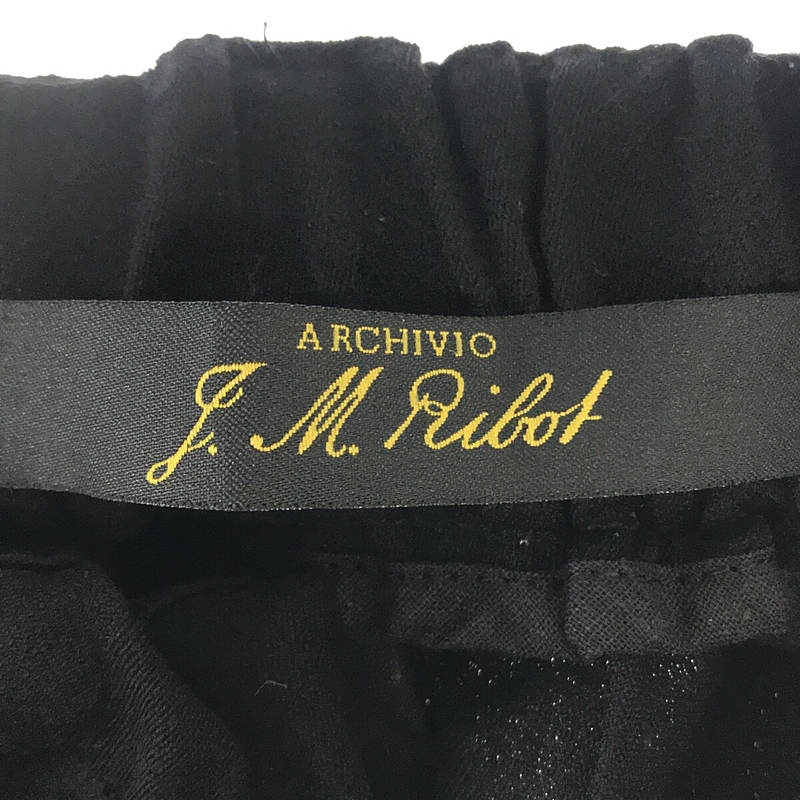 ARCHIVIO J.M.Ribot / アルキビオジェイエムリボット PA11 Patch Trousers ジャガードパッチワークパンツ