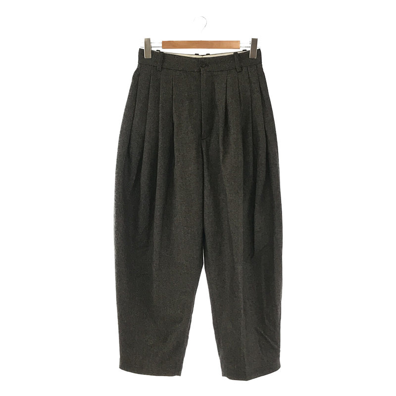 8 PLEAT PANT ヘリンボーンツイード 8プリーツパンツ