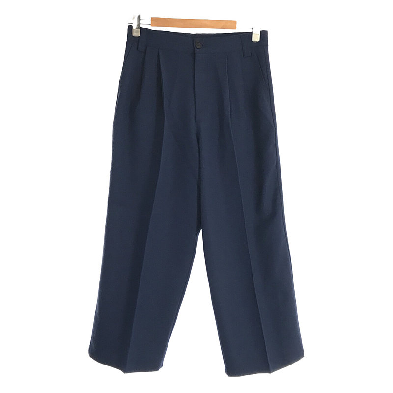 Casper John  キャスパージョン Action texture tapered wide slacks アクション テクスチャー  テーパード ワイド スラックス