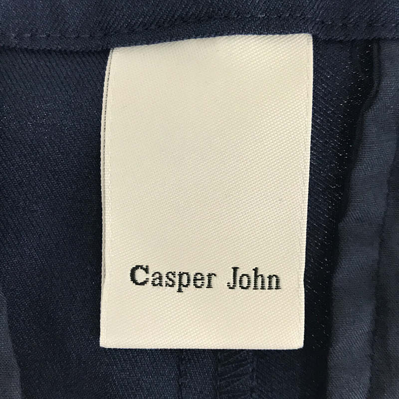 その他 Casper John  キャスパージョン Action texture tapered wide slacks アクション テクスチャー  テーパード ワイド スラックス