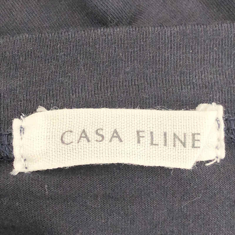 CASA FLINE / カーサフライン ノースリーブ ベルト ロングワンピース