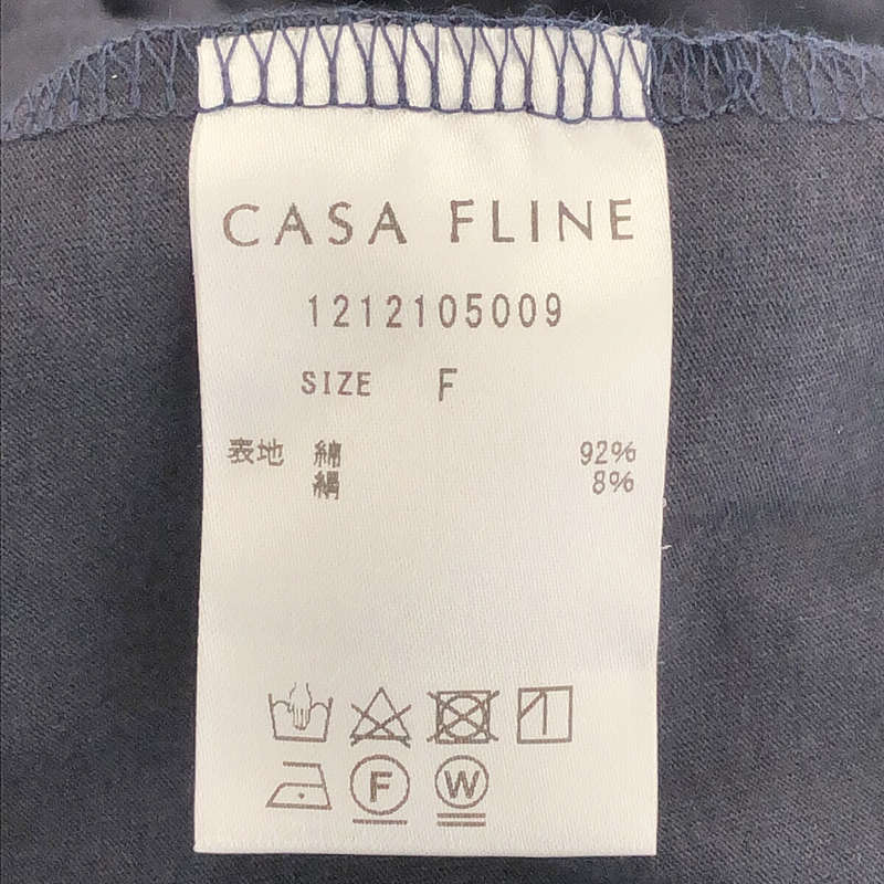 CASA FLINE / カーサフライン ノースリーブ ベルト ロングワンピース