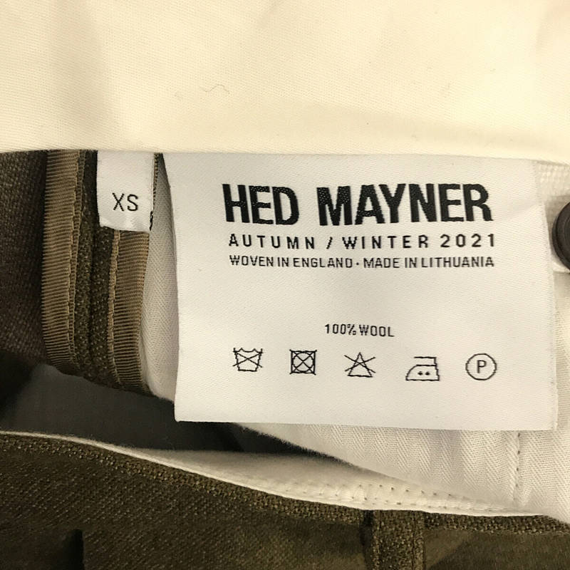 HED MAYNER / ヘドメイナー ELONGATED TROUSERS ワイドパンツ