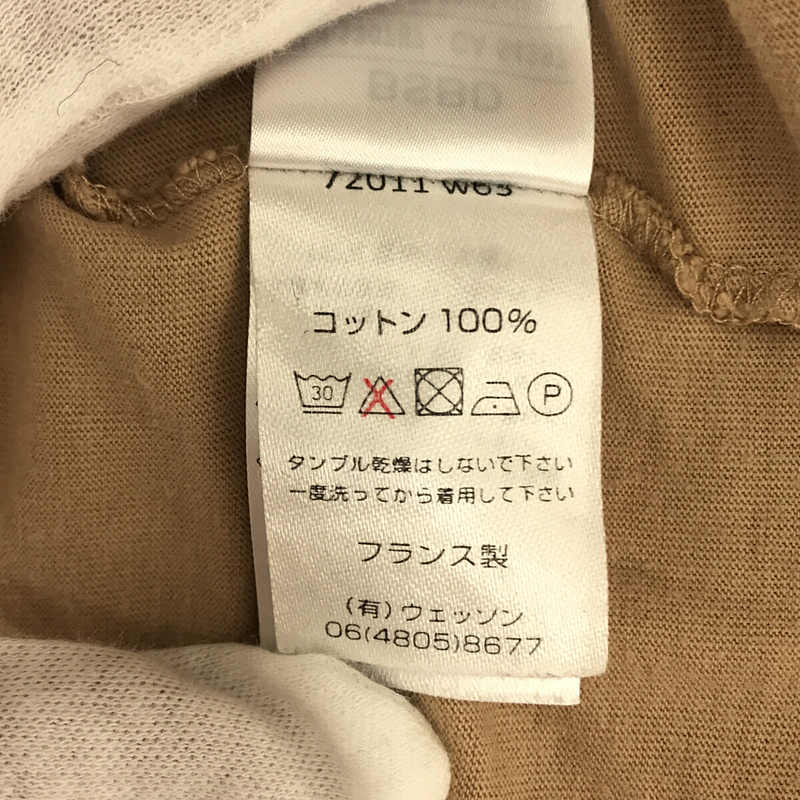 その他 PIRIAC ピアリック コットン ボートネック Tシャツ カットソー