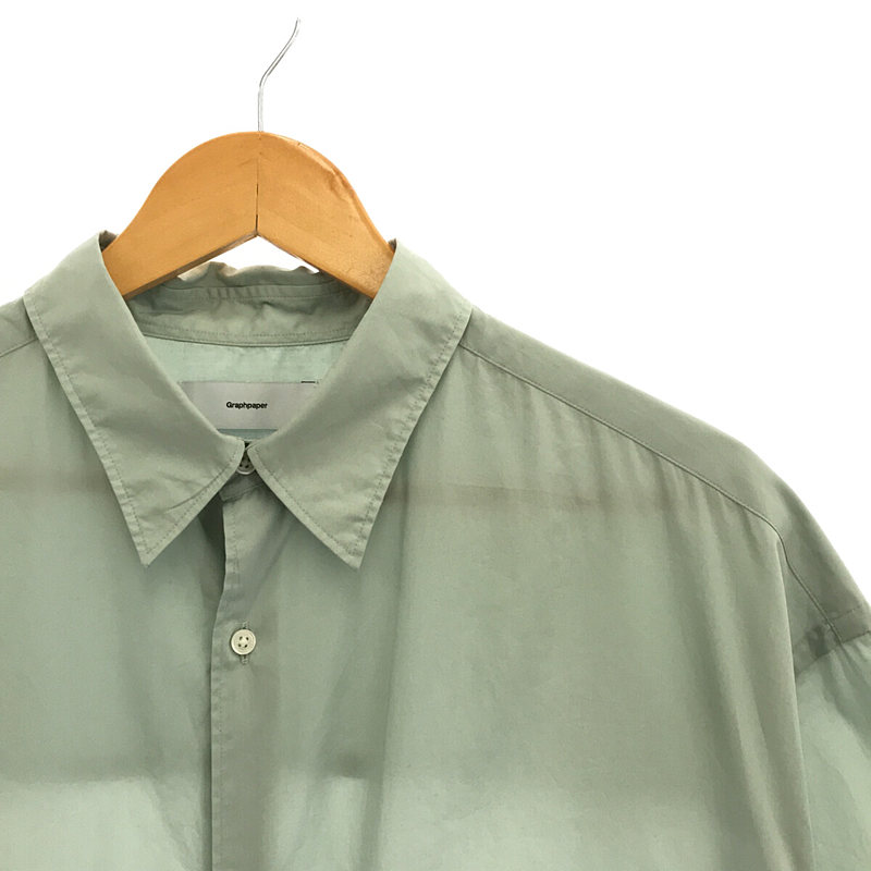 Broad S/S Oversized Regular Collar Shirt レギュラーカラーシャツ