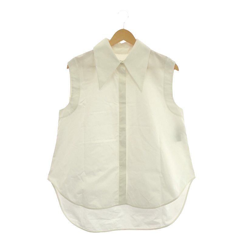 Sleeveless Buttoned Shirt ノースリーブシャツ