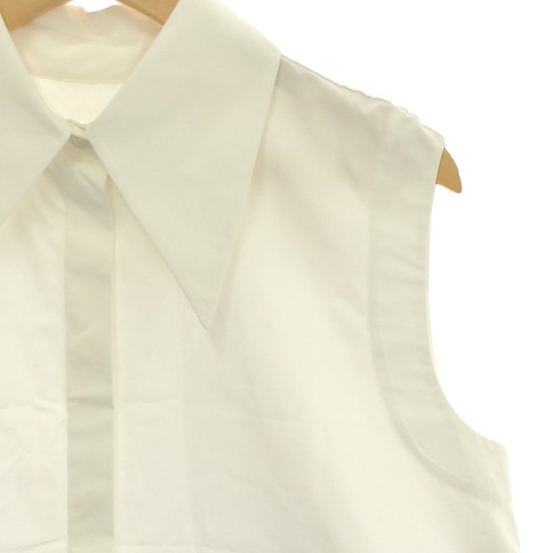 JIL SANDER / ジルサンダー Sleeveless Buttoned Shirt ノースリーブシャツ