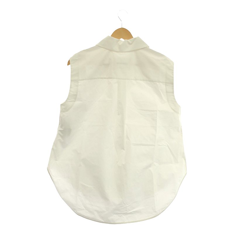 JIL SANDER / ジルサンダー Sleeveless Buttoned Shirt ノースリーブシャツ