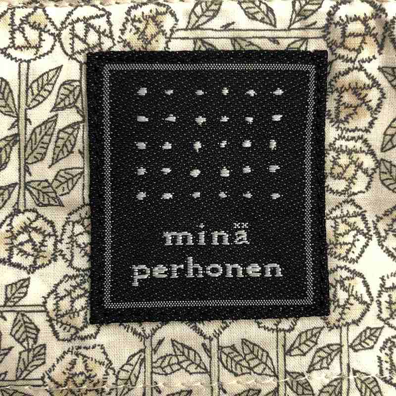 mina perhonen / ミナペルホネン twins フラワー刺しゅう パニーニバッグ