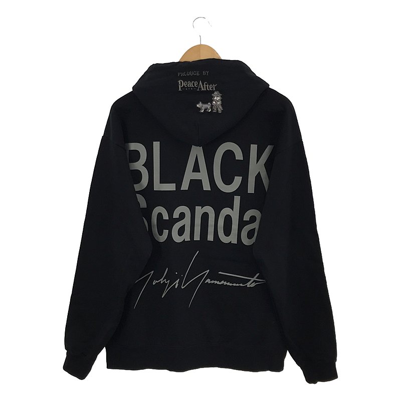 BLACK Scandal YOHJI YAMAMOTO / ブラックスキャンダルヨウジヤマモト x Peace and After Collaboration / ピース アンド アフター スウェット パーカー / プルオーバー フーディ