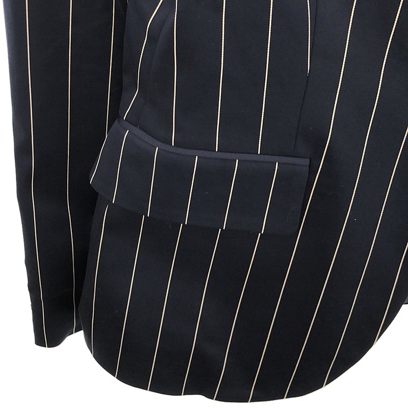 その他 ストライプ シングルジャケット