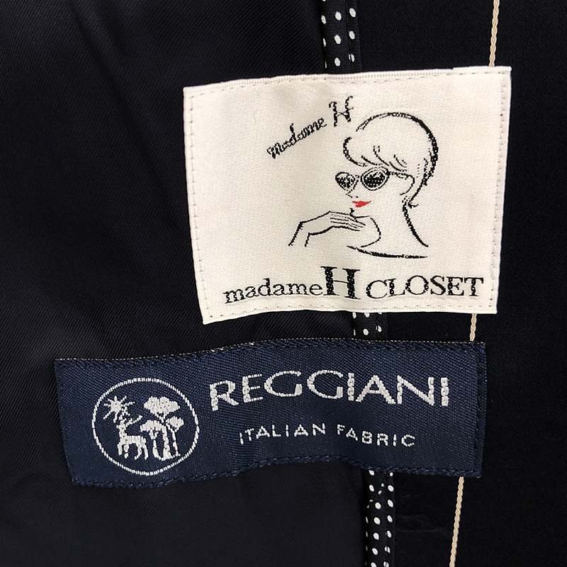 その他 ストライプ シングルジャケット