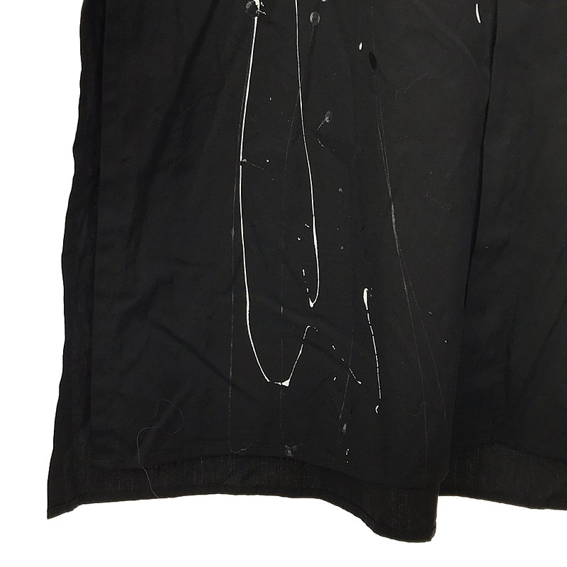 S'YTE YOHJI YAMAMOTO / サイトヨウジヤマモト Broad Splash Paint Processing Long Shirt  / ペイント加工 ロングシャツ コート