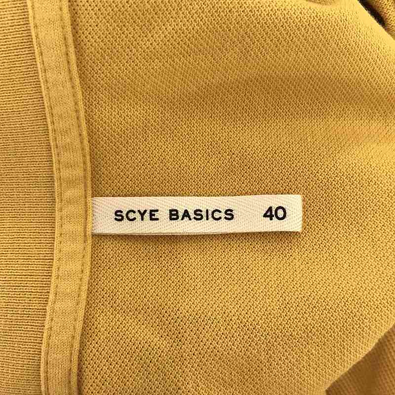 scye basics / サイベーシックス 鹿の子 半袖 ポロシャツ