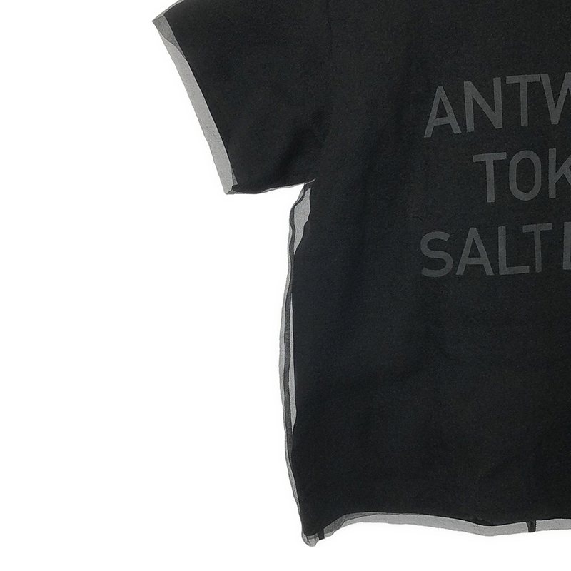 AKIRANAKA / アキラナカ ATS layered orgaza T カットソー