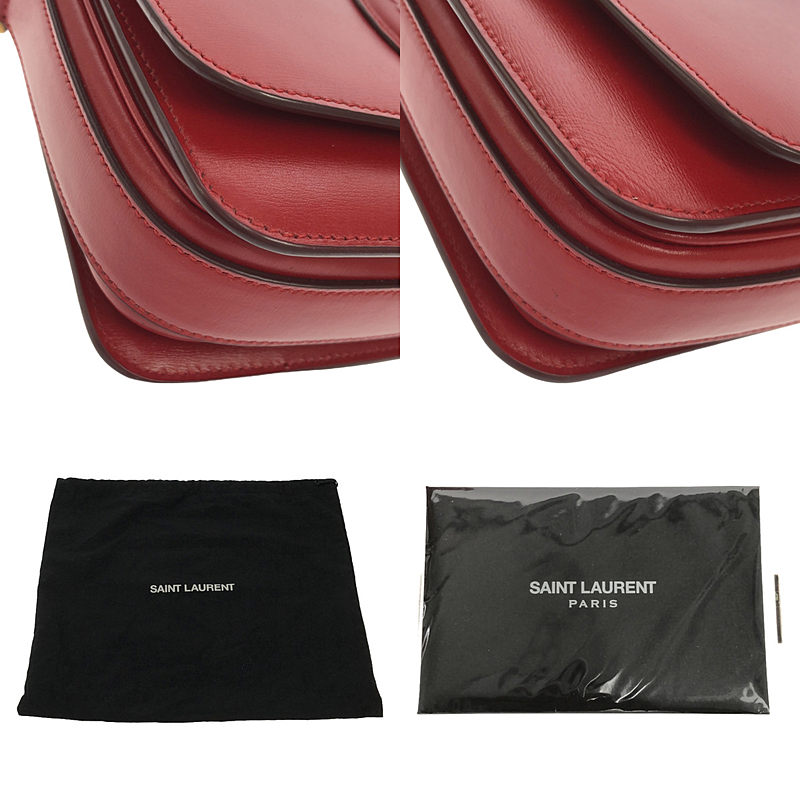 SAINT LAURENT PARIS / サンローランパリ 568569 YSL SAC NEW BESACE S レザー クロスボディ ショルダーバッグ