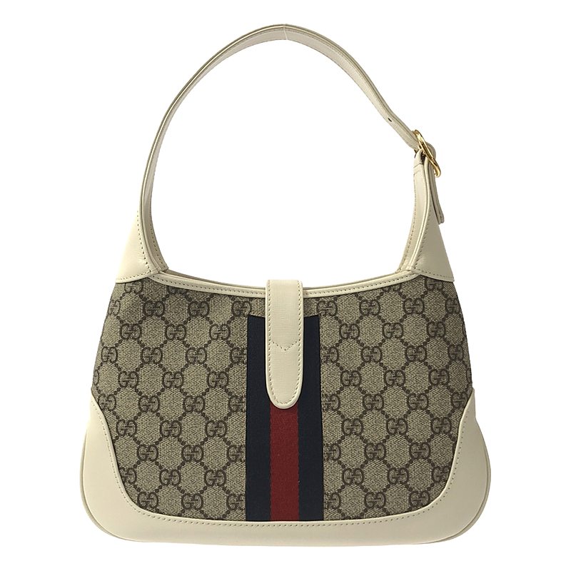 GUCCI / グッチ JACKIE 1961 / 636706 GG スプリーム ジャッキー レザー ハンドバッグ