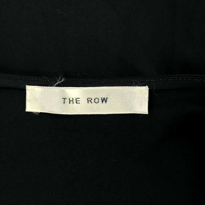 THE ROW / ザロウ コットンストレッチ フレアスリーブ ベルテッド シャツドレス ワンピース