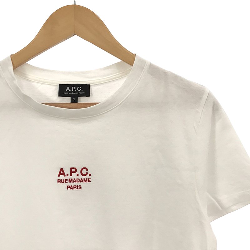 A.P.C. / アーペーセー ロゴ刺しゅう クルーネックTシャツ