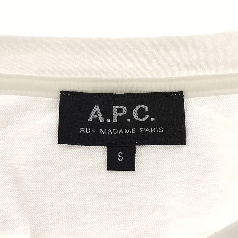 A.P.C. / アーペーセー ロゴ刺しゅう クルーネックTシャツ