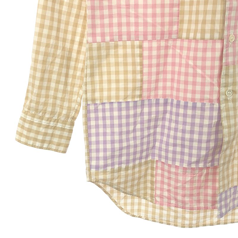 COMME des GARCONS HOMME PLUS / コムデギャルソンオムプリュス ギンガムチェック パッチワークシャツ