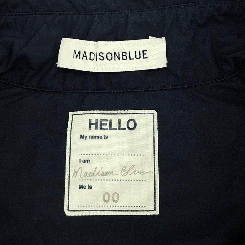 MADISON BLUE / マディソンブルー J.BRADLEY CUFF SHIRT 七分袖シャツ