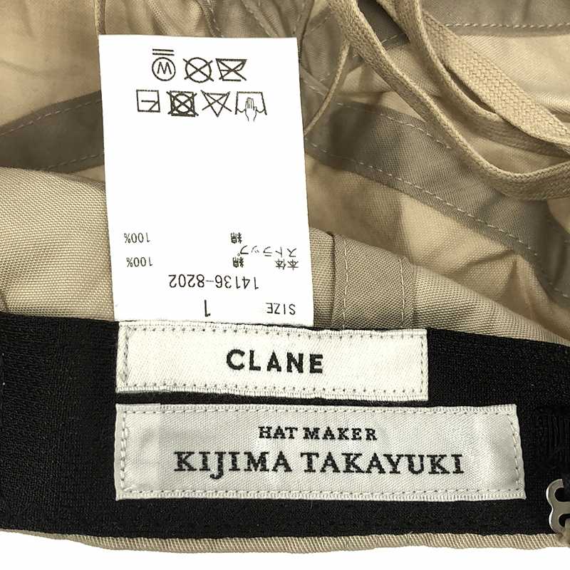 CLANE / クラネ × KIJIMA TAKAYUKI  キジマタカユキ別注 DETACHABLE STRAP 6PANEL CAP ストラップ付き 6パネルキャップ