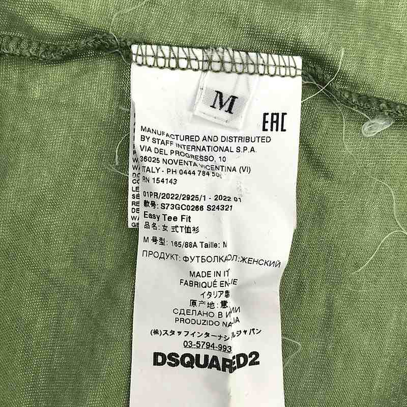 DSQUARED2 / ディースクエアード ロゴ プリント カットソー