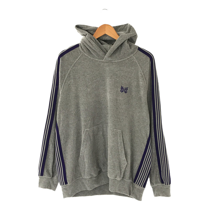 TRACK HOODY C/PE VELOUR トラックフーディー ベロア パーカーNeedles / ニードルス