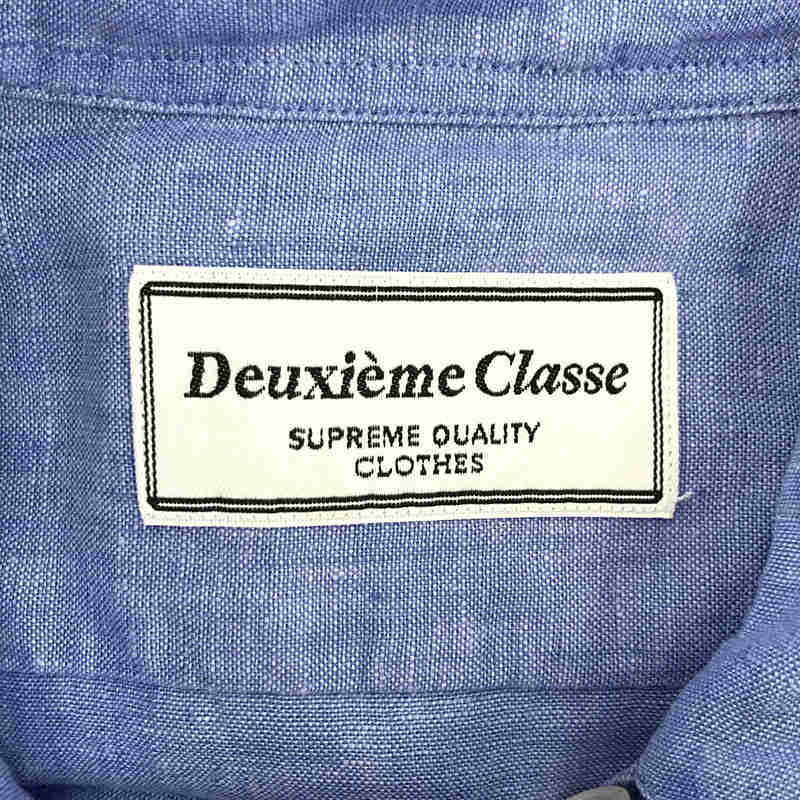 Deuxieme Classe / ドゥーズィエムクラス リネン シャンブレー シャツ