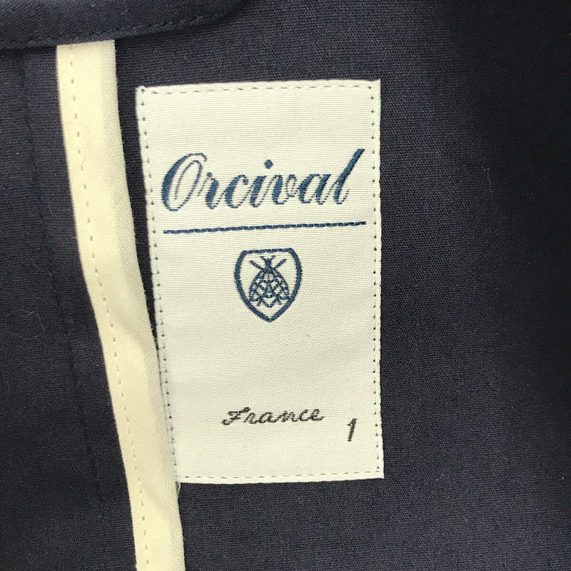 ORCIVAL / オーチバル COTTON BONDING SINGLE JACKET コットンボンディング フード ジャケット