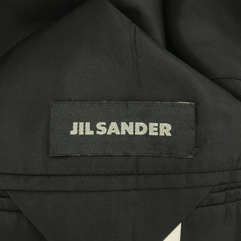 JIL SANDER / ジルサンダー イタリア製 ウール モヘア ノッチドラペル センターベント 3B テーラード ジャケット フォーマル