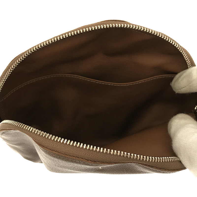 round pouch ゴートレザー ラウンドポーチ 袋付き   ブランド古着の