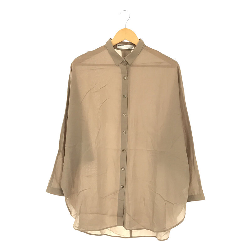 Dolmansleeve Sheer Blouse ドルマンスリーブ  シャツ ブラウス