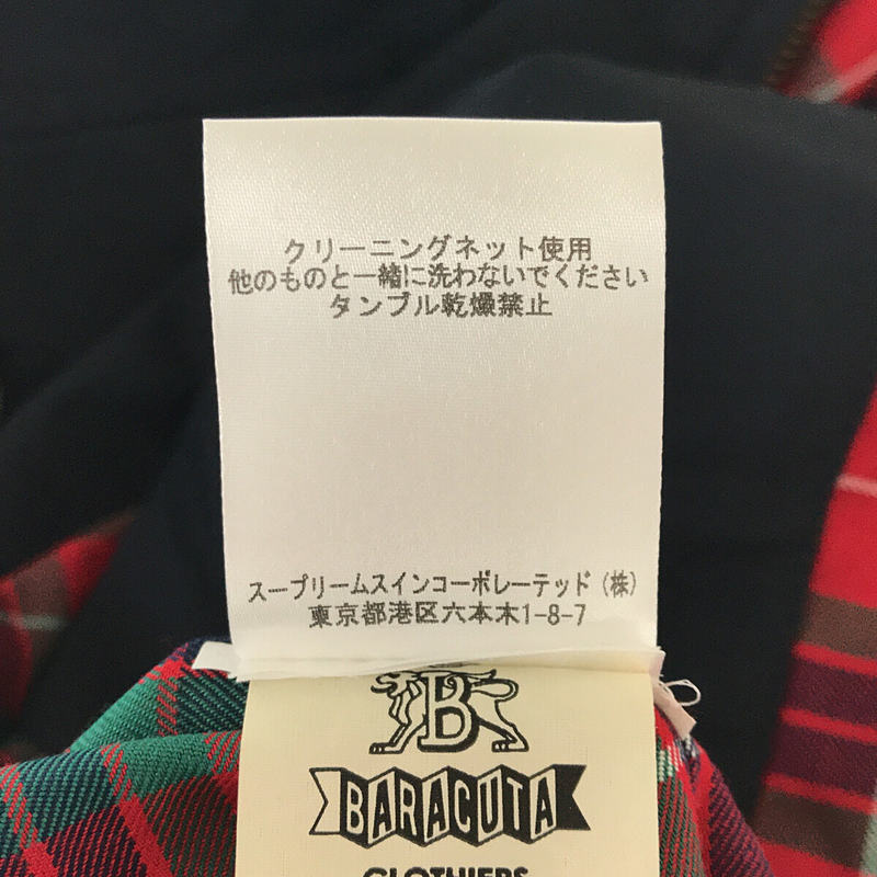 BARACUTA / バラクータ G9 ハリントン ジャケット フレイザータータンチェック ライニング スイング トップ